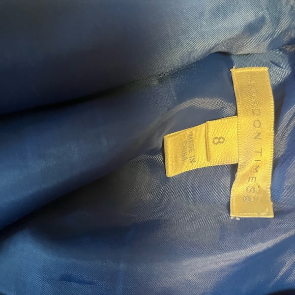 Designer London Times Satin-Silk party dress 💕 - Picture 5 of 12